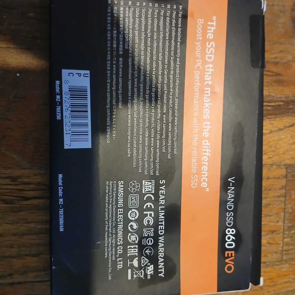 Samsung 860 EVO SSD V-NAND SSD